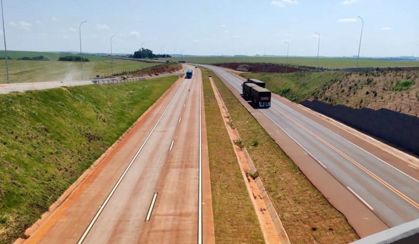 Com 98,28% de execução, DER-PR libera novas pistas do Contorno Oeste de Cascavel