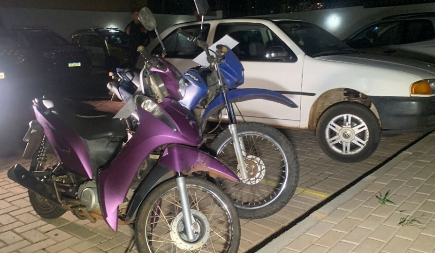 Trio é detido com motos furtadas em Capitão e Boa Vista da Aparecida