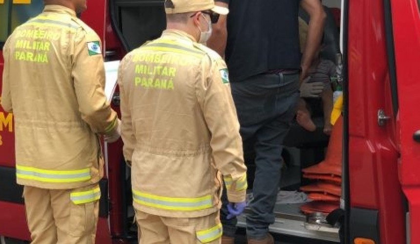 Menino de três anos leva mordida de cachorro no rosto e pai, ao socorrer filho, também é atacado em Cascavel