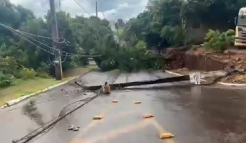 Temporal traz prejuízos e transtornos em municípios do Sudoeste