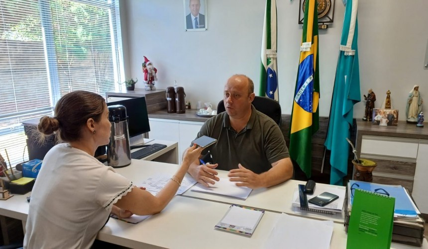 Prefeito de Capitão Maxwell Scapini faz balanço do ano e projeta 2024