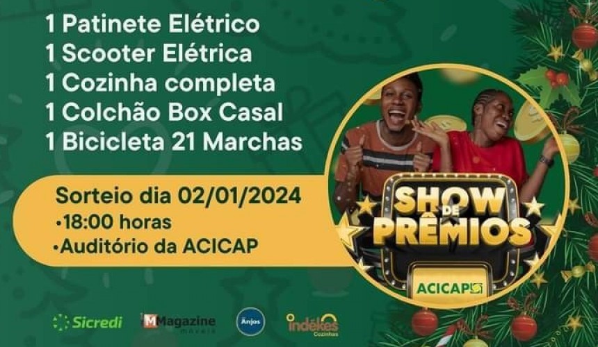 Associação Comercial de Capitão está nos preparativos finais para sorteio do Show de Prêmios 2023