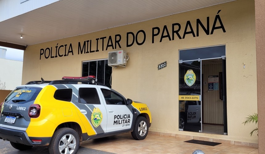 Homem é preso após ameaçar companheira com uma faca em Realeza