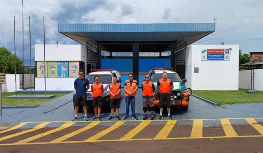 Capitão Leônidas Marques recebe visita da Governadoria da Defesa Civil do Estado