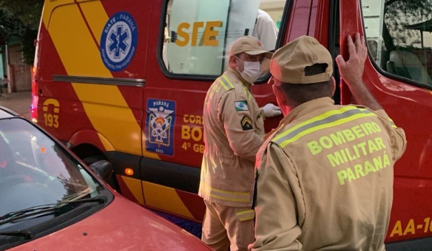 Cascavel: Homem esfaqueado pede ajuda em bar e é socorrido pelo Siate