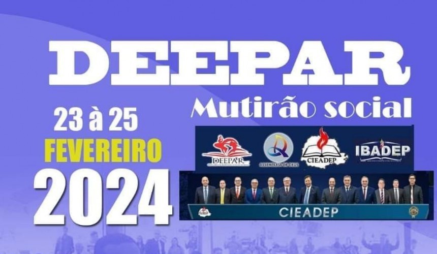 Assembleia de Deus de Capitão vai promover evento voltado para social com diversos atendimentos gratuitos