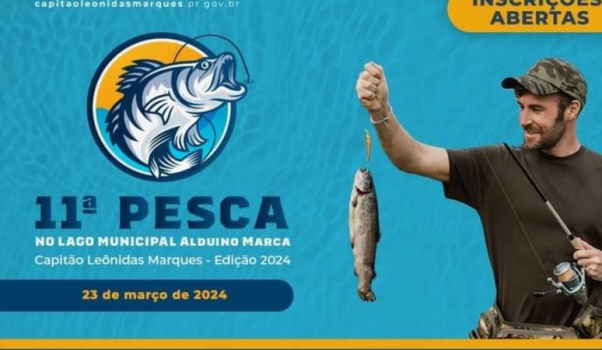 Governo Municipal de Capitão vai promover 11ª Pesca no Lago Municipal e 2ª Pesca no Distrito do Alto Alegre