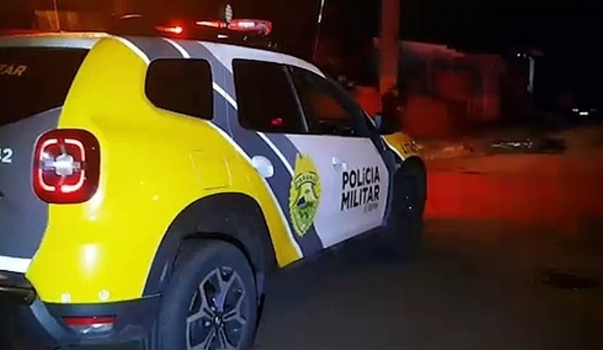 Brutal: homem é arrastado no asfalto e morto com oito tiros em Cascavel