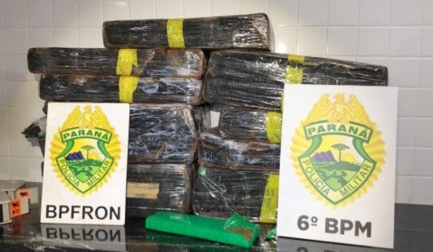 Polícia encontra casa usada para armazenar drogas e apreende 135 kg de maconha em Cascavel