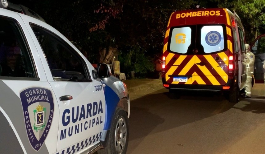 Homem de 46 anos fica ferido ao ser esfaqueado no pescoço em Cascavel