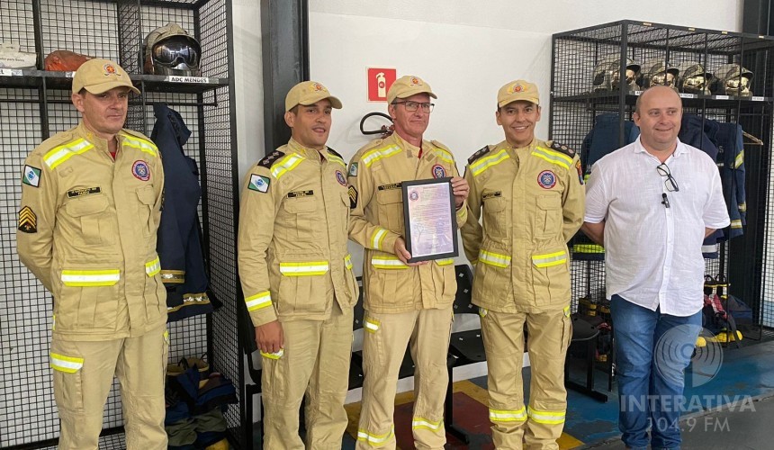 Sargento Gildomar Trevisan se aposenta e Sargento Fábio Back é empossado como novo comandante do Corpo de Bombeiros de Capitão