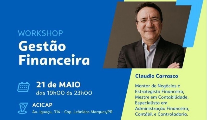 Acontece na próxima terça-feira (21) um workshop promovido pelo SEBRAE e ACICAP de Capitão