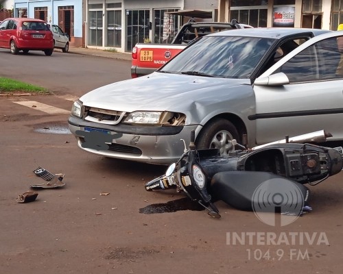 Acidente é registrado na Avenida Iguaçu em Capitão