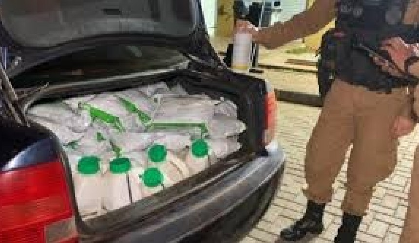 Jovem é preso transportando cerca de R$ 600 mil em agrotóxicos em Cascavel