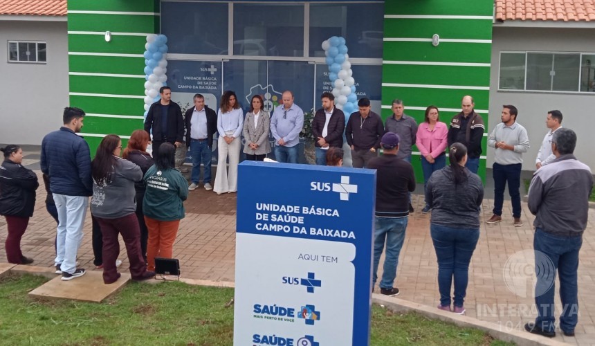 Inaugurada a nova UBS do bairro Campo da Baixada em Capitão