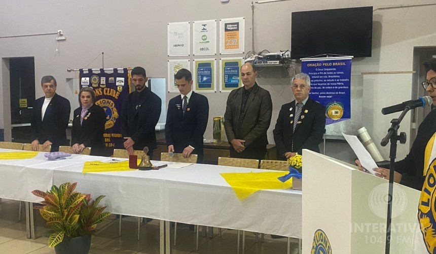 Empossada a nova diretoria do Lions Clube de Capitão