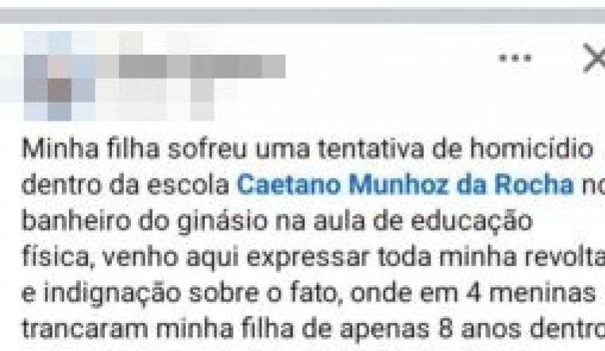 Suposto caso de agressão em escola municipal de Ampére é investigado