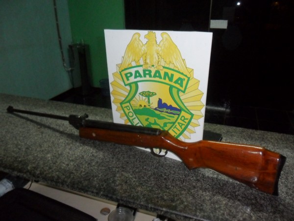 Apreensão de arma de fogo em Capitão