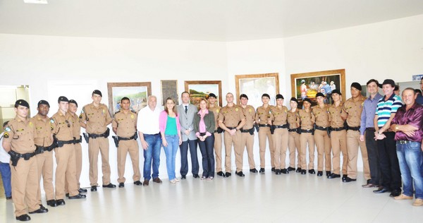 4ª Companhia da PM de Capanema recebe quinze novos policiais